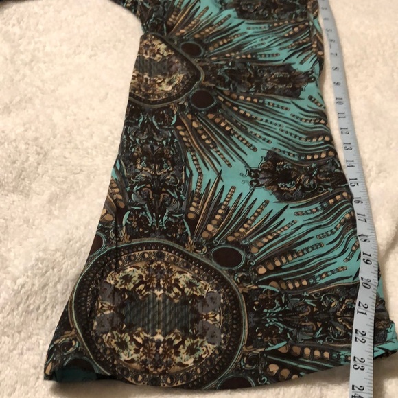 Turquoise cold shoulder tunic - Picture 6 of 8